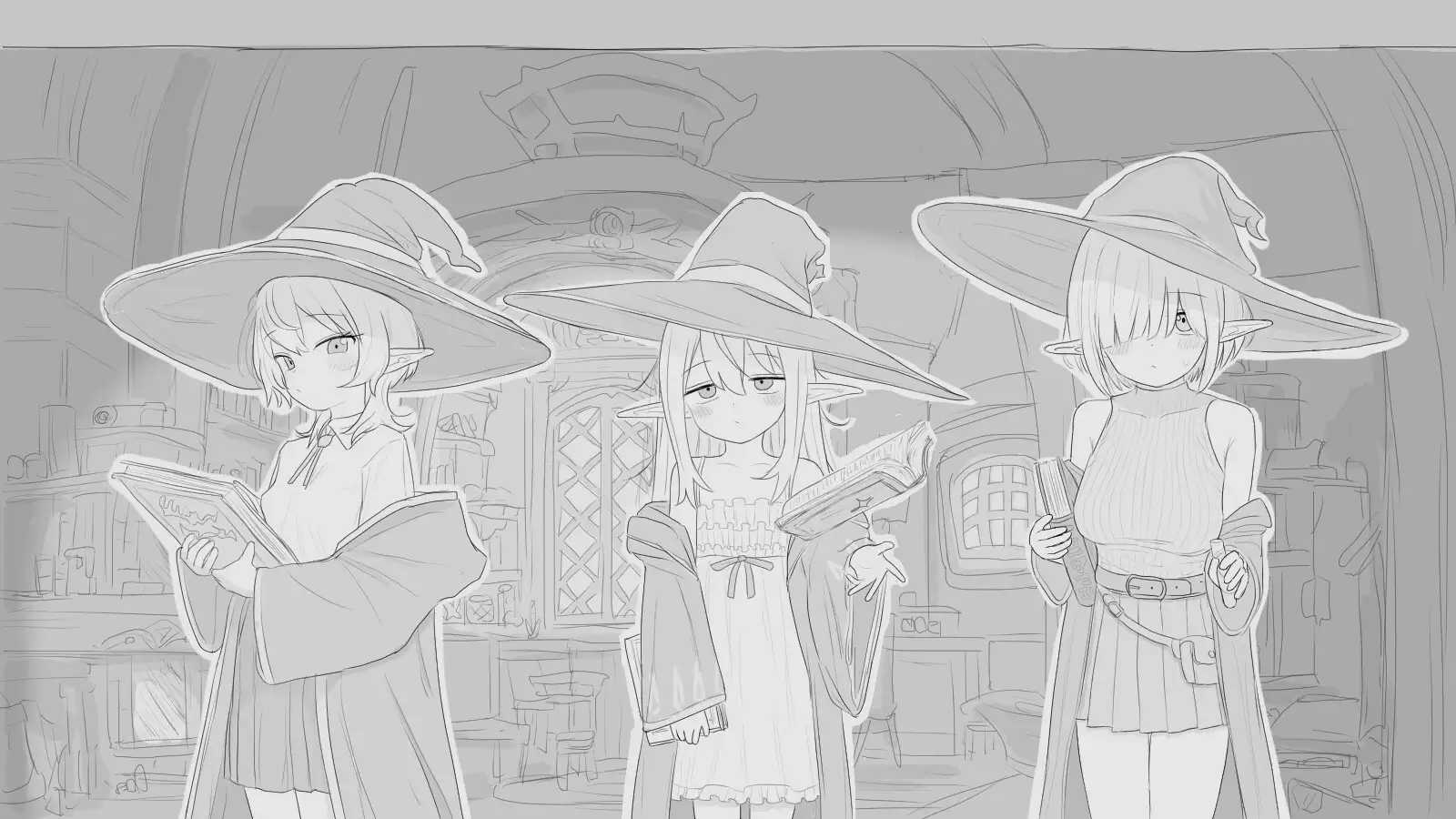 【SLG/汉化/新作】与隐居魔女的30天/隠居魔女との30日間 Ver1.00 R3 【500M】【微云网盘/直链】