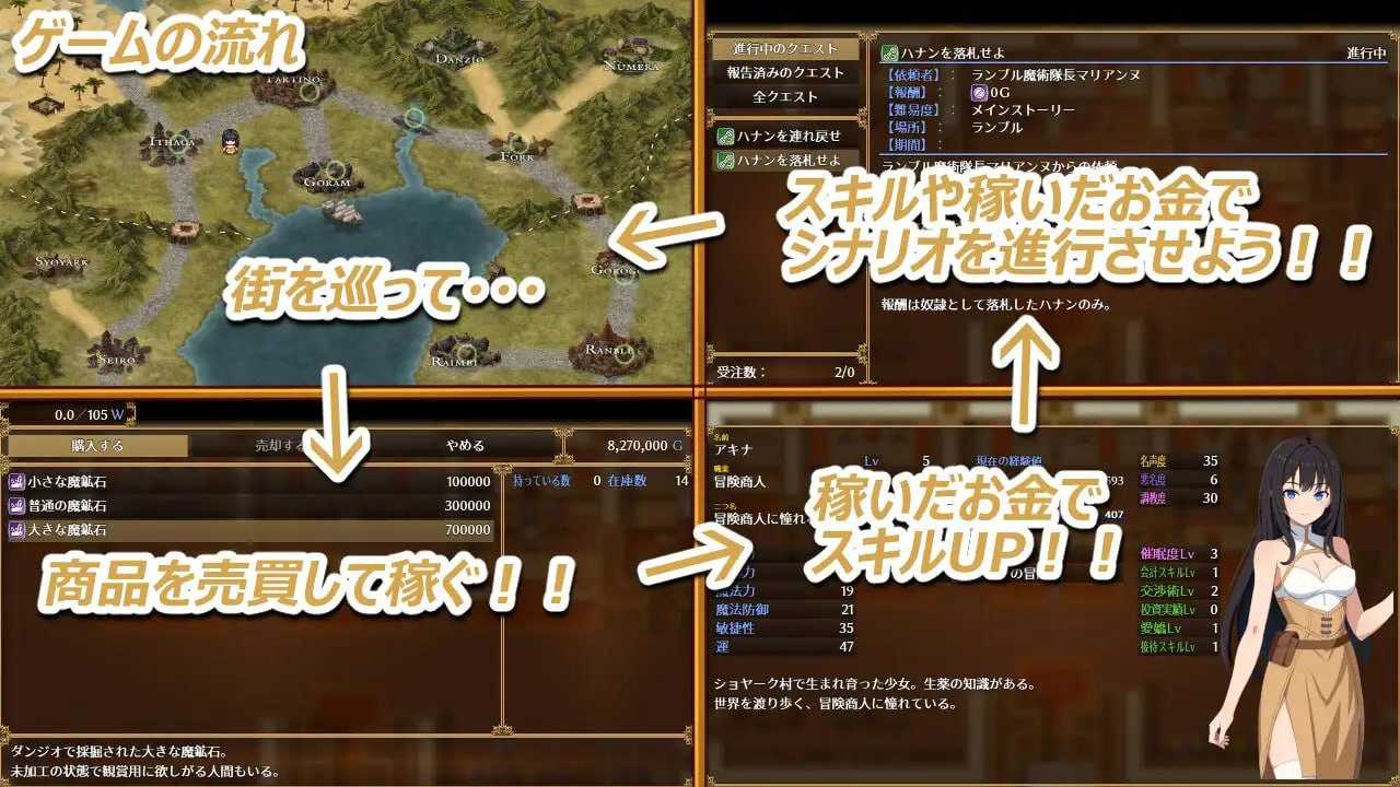 亚希奈・商队/アキナ・キャラバン PC端 AI汉化更新版 预览图