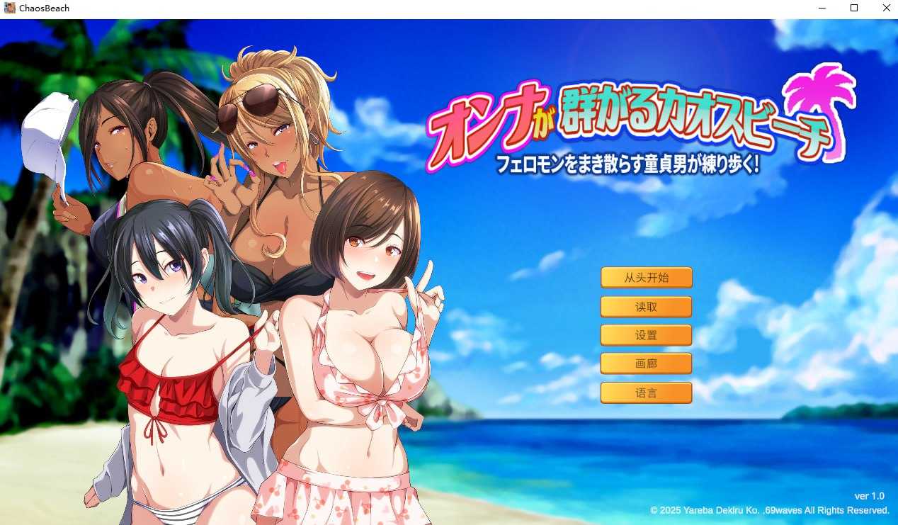 群女乱滩齐斗艳：处男撒香引爆春潮海滩 官方中文版 PC端 官中版-第1张-游戏-下载俺资源网