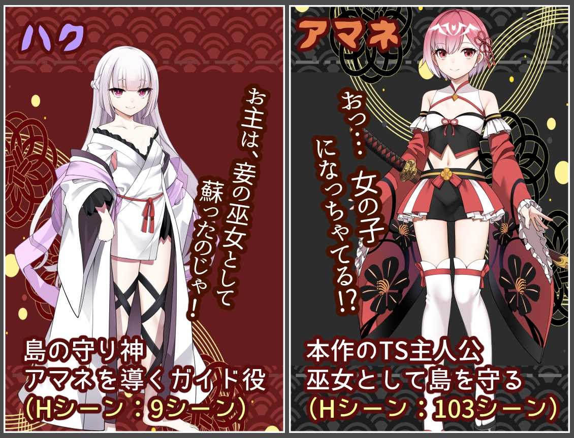 白龙之巫女与神宿之祸岛/白龍ノ巫女と神宿りの禍ツ島 PC端 AI汉化更新版 预览图