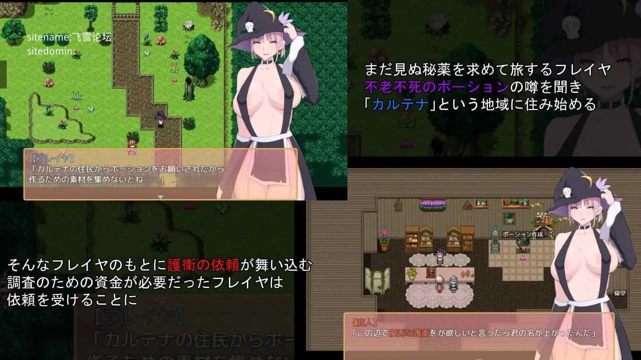 芙蕾雅的药水店/フレイヤのポーション屋 PC端 AI汉化版 预览图
